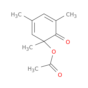 2,4-Cyclohexadien-1-one, 6-(acetyloxy)-2,4,6-trimethyl-