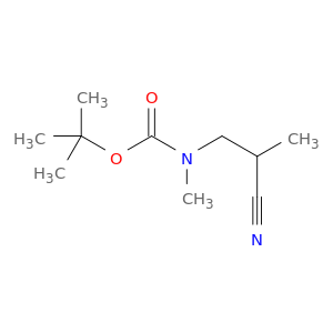 N-(2-氰基-2-甲基乙基)-N-甲基氨基甲酸叔丁酯