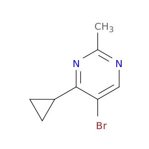 5-bromo-4-cyclopropyl-2-methylpyrimidine