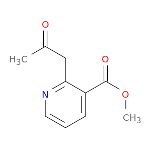 3-Pyridinecarboxylic acid, 2-(2-oxopropyl)-, methyl ester