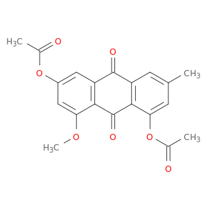 9,10-Anthracenedione, 1,6-bis(acetyloxy)-8-methoxy-3-methyl-