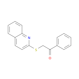 1-phenyl-2-quinolin-2-ylsulfanyl-ethanone
