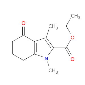 1H-Indole-2-carboxylicacid, 4,5,6,7-tetrahydro-1,3-dimethyl-4-oxo-, ethyl ester