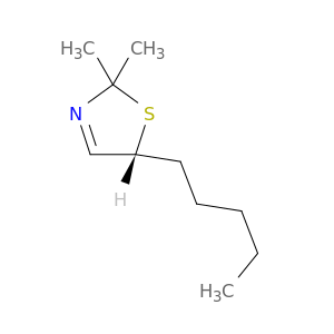 Thiazole, 2,5-dihydro-2,2-dimethyl-5-pentyl-, (R)-