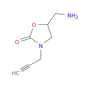 2-Oxazolidinone, 5-(aminomethyl)-3-(2-propyn-1-yl)-