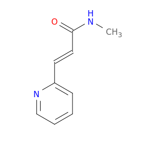 2-Propenamide, N-methyl-3-(2-pyridinyl)-, (E)-