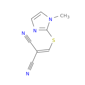 Propanedinitrile, [[(1-methyl-1H-imidazol-2-yl)thio]methylene]-