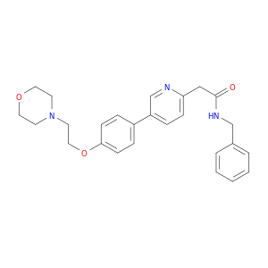 N-苄基-2-(5-(4-(2-m吗啉代乙氧基)苯基)吡啶-2-基)乙酰胺