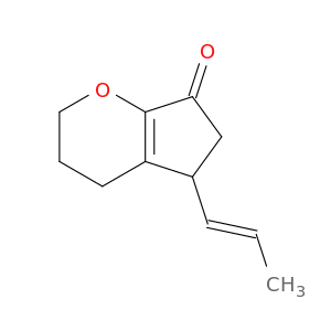 Cyclopenta[b]pyran-7(2H)-one, 3,4,5,6-tetrahydro-5-(1E)-1-propenyl-