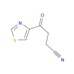 4-Thiazolebutanenitrile,g-oxo-