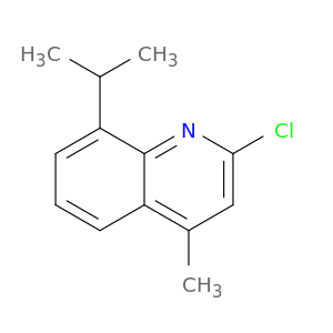 2-chloro-4-methyl-8-(propan-2-yl)quinoline