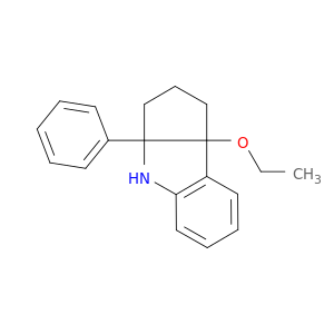 Cyclopent[b]indole, 8b-ethoxy-1,2,3,3a,4,8b-hexahydro-3a-phenyl-