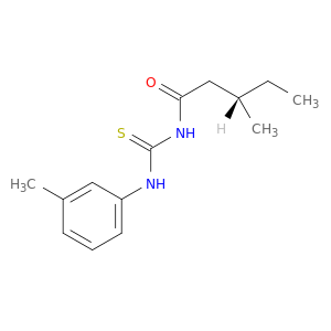 Pentanamide, 3-methyl-N-[[(3-methylphenyl)amino]thioxomethyl]-, (S)-