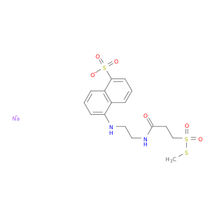 N-(METHANETHIOSULFONYLETHYLCARBOXAMIDOETHYL)-5 -NAPHTHYLAMINE-1-SULFONIC ACID 钠盐