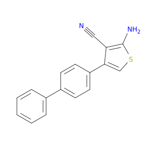 4-([1,1'-Biphenyl]-4-yl)-2-aminothiophene-3-carbonitrile