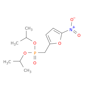 Phosphonic acid, [(5-nitro-2-furanyl)methyl]-, bis(1-methylethyl) ester