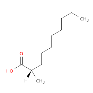 Decanoic acid, 2-methyl-, (2S)-