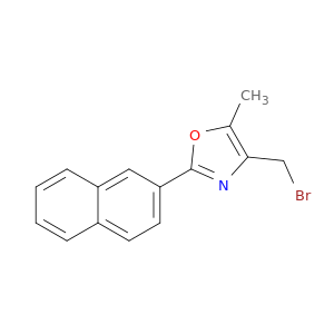 Oxazole, 4-(bromomethyl)-5-methyl-2-(2-naphthalenyl)-
