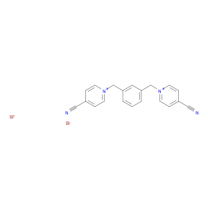 Pyridinium, 1,1'-[1,3-phenylenebis(methylene)]bis[4-cyano-, dibromide