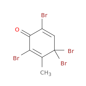 2,5-Cyclohexadien-1-one, 2,4,4,6-tetrabromo-3-methyl-