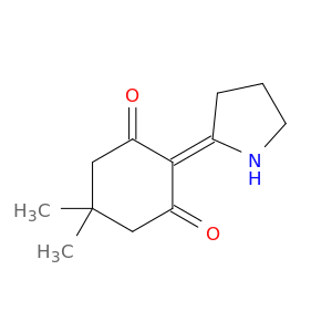 1,3-Cyclohexanedione, 5,5-dimethyl-2-(2-pyrrolidinylidene)-
