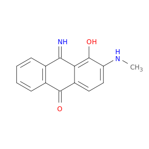 9(10H)-Anthracenone, 4-hydroxy-10-imino-3-(methylamino)-