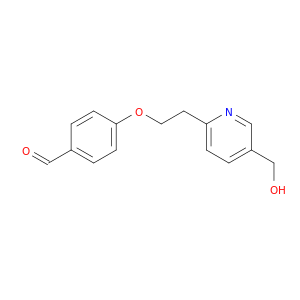 Benzaldehyde, 4-[2-[5-(hydroxymethyl)-2-pyridinyl]ethoxy]-