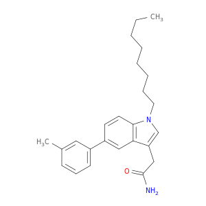 2-(1-辛基-5-(间甲苯基)-1H-吲哚-3-基)乙酰胺