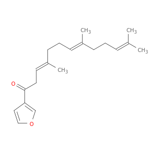 3,7,11-Tridecatrien-1-one, 1-(3-furanyl)-4,8,12-trimethyl-, (E,E)-