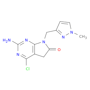 2-Amino-4-chloro-7-((1-methyl-1H-pyrazol-3-yl)methyl)-5H-pyrrolo[2,3-d]pyrimidin-6(7H)-one