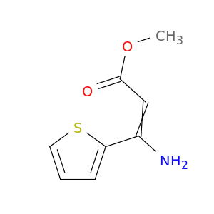 2-Propenoic acid, 3-amino-3-(2-thienyl)-, methyl ester