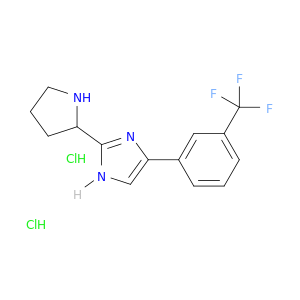 2-(pyrrolidin-2-yl)-4-[3-(trifluoromethyl)phenyl]-1H-imidazole dihydrochloride