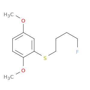 Benzene, 2-[(4-fluorobutyl)thio]-1,4-dimethoxy-