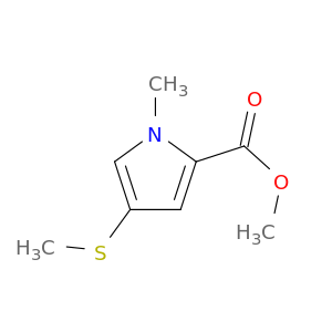 1H-Pyrrole-2-carboxylic acid, 1-methyl-4-(methylthio)-, methyl ester