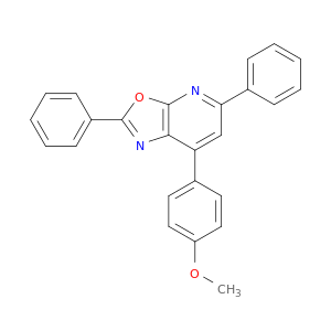 Oxazolo[5,4-b]pyridine, 7-(4-methoxyphenyl)-2,5-diphenyl-
