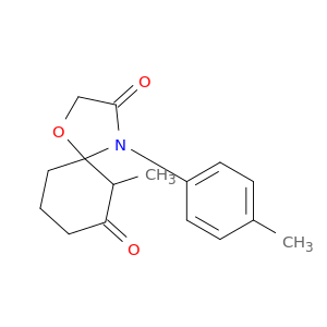1-Oxa-4-azaspiro[4.5]decane-3,7-dione, 6-methyl-4-(4-methylphenyl)-