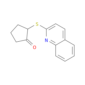Cyclopentanone,2-(2-quinolinylthio)-