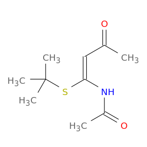 Acetamide, N-[(1E)-1-[(1,1-dimethylethyl)thio]-3-oxo-1-butenyl]-