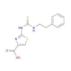 4-Thiazolecarboxylicacid, 2-[[[(2-phenylethyl)amino]thioxomethyl]amino]-