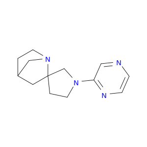 Spiro[1-azabicyclo[2.2.1]heptane-2,3'-pyrrolidine], 1'-pyrazinyl-
