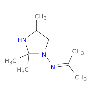 1-Imidazolidinamine, 2,2,4-trimethyl-N-(1-methylethylidene)-