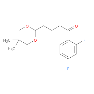 2',4'-DIFLUORO-4-(5,5-DIMETHYL-1,3-DIOXAN-2-YL)BUTYROPHENONE