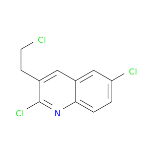 2-Chloro-3-(2-chloroethyl)-6-chloroquinoline