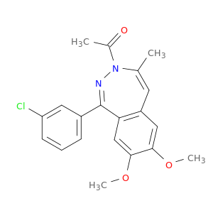 3-ACETYL-1-(3-CHLOROPHENYL)-7,8-DIMETHOXY-4-METHYL-3H-2,3-BENZODIAZEPI NE