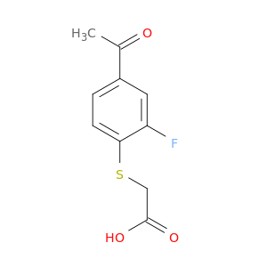 2-[(4-乙酰基-2-氟苯基)硫酸乙酸