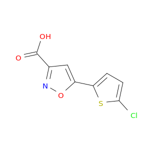 5-(5-氯噻吩-2-基)-1,2-噁唑-3-羧酸