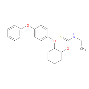 Carbamothioic acid, ethyl-, O-[2-(4-phenoxyphenoxy)cyclohexyl] ester