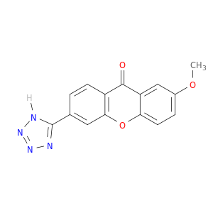 9H-Xanthen-9-one, 2-methoxy-6-(1H-tetrazol-5-yl)-