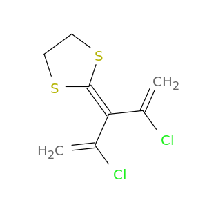 1,3-Dithiolane, 2-[2-chloro-1-(1-chloroethenyl)-2-propenylidene]-