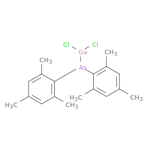 Gallium, [bis(2,4,6-trimethylphenyl)arsino]dichloro-